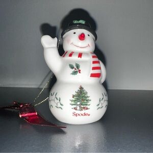 Spode Holiday Snowman Ornament